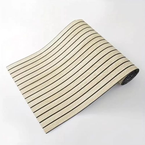 Öntapadós PVC panel, 280 x 60 cm, Világos barna lambéria minta