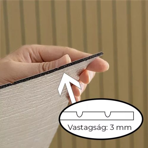 Öntapadós PVC panel, 280 x 60 cm, Pácolt tölgy lambéria minta