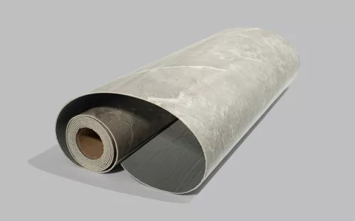 Öntapadós PVC panel,  280 x 60 cm, Sötétszürke márvány