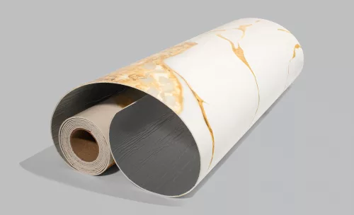 Öntapadós PVC panel,  280 x 60 cm, Világos-barna márvány