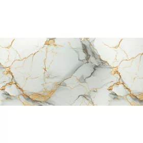   Öntapadós PVC panel,  280 x 60 cm, Világos-sárgásbarna márvány