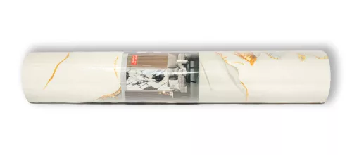 Öntapadós PVC panel,  280 x 60 cm, Világos-sárgásbarna márvány