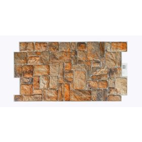 3D PVC falpanel Natúr kő mintás