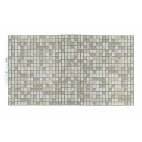 3D PVC falpanel Szürkés mozaik mintás