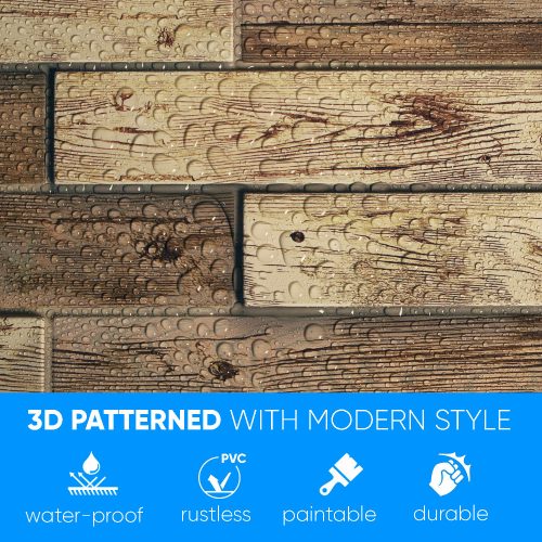 3D PVC falpanel Holland tölgyfa mintás