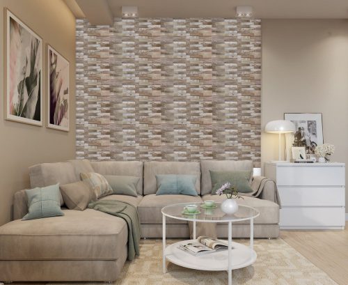 3D PVC falpanel Holland tölgyfa mintás