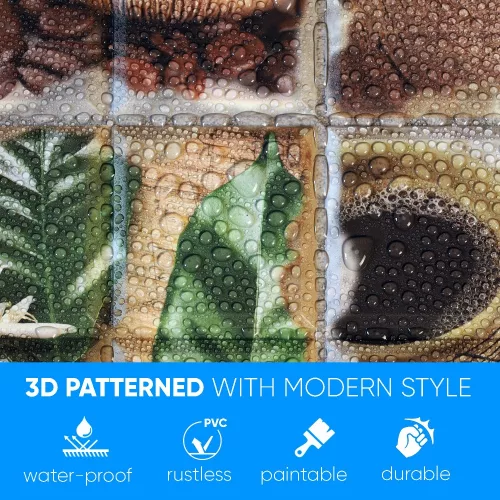 3D PVC falpanel Arabica