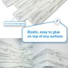 3D PVC falpanel Világosszürke palakő mintás