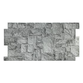 3D PVC falpanel Natural grey stone