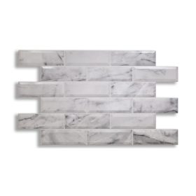 3D PVC falpanel Tile Marble, 60 cm magas,