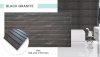 3D PVC falpanel "Black Granite" fekete gránit