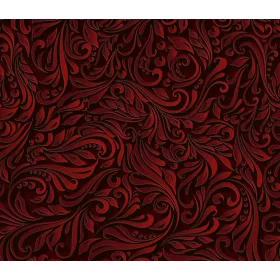 Dimex tapéta, Vörös levél mintás, 7,5m2/tekercs