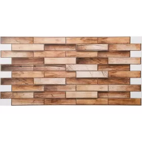   FLEXWALL Walnut dió fa PVC falpanel, barna falmintás 98x48 cm