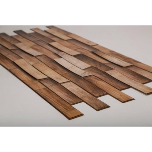 FLEXWALL Walnut dió fa PVC falpanel, barna falmintás 98x48 cm