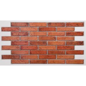   FLEXWALL Brick Natural tégla PVC falpanel vörös tégla színben 97x49 cm, téglamintás