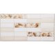 FLEXWALL Tile Sandy coast kagylós csempe PVC falpanel 96x48 cm, fürdőszoba, konyha