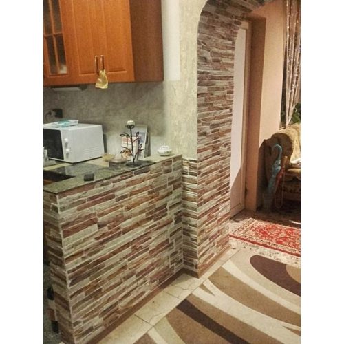 FLEXWALL Gibraltar szeletelt kő PVC falpanel 98x50 cm, beltéri burkolat