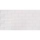 Falburkolat - FLEXWALL Grey Seam Fehér csempe, szürke fuga PVC falpanel 96x48 cm