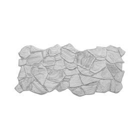   FLEXWALL Rock Light grey - Világos szürke színű kőmintás PVC falburkolat