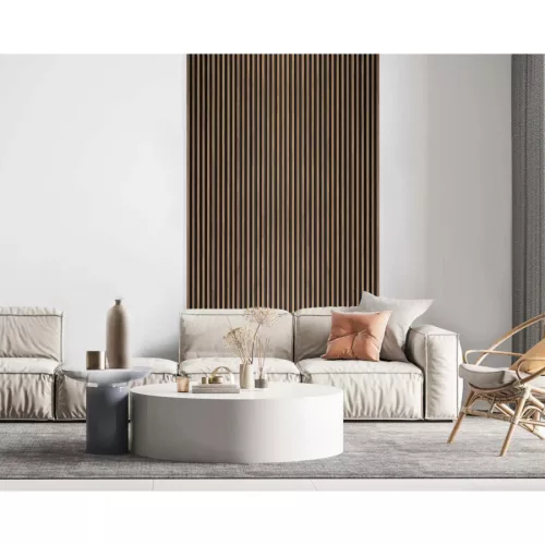 ASTI Aranytölgy Lamelio lamella falburkolat, beltéri bordás falipanel (12,2x270cm)