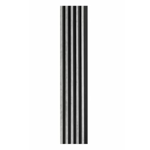ASTI Ezüst Lamelio lamella falburkolat, újrahasznosított bordás panel (12,2x270cm)