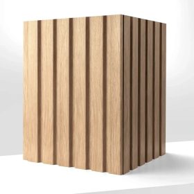   OLMO Aranytölgy Lamelio lamella falburkolat, beltéri bordás falipanel (12,2x270cm)