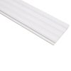 ONDA White Lamelio lamella fehér festhető falburkolat, beltéri bordás falipanel (12x270cm)