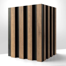   VASCO Craft tölgy Lamelio bordázott lamella falburkolat, vízálló, ütésálló panel (11,7x270cm)