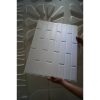 M-FLEX pvc téglamintás dekor panel-3, műanyag falburkoló elem, fehér színben