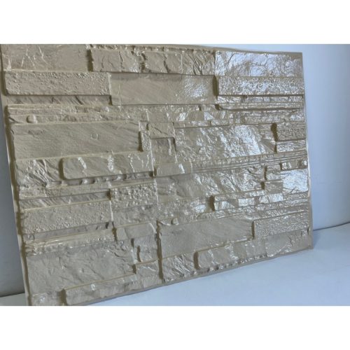 M-FLEX pvc panel, bézs színben, kőmintás 0531-K02 beltéri falburkolat