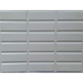   M-FLEX pvc szürke csempemintás falpanel 0528-K05, vízálló burkolat