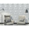 Polistar Diament fehér festhető polisztirol, modern falburkolat, fali panel (50x50cm)