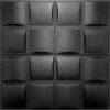 Polistar Pillow fekete modern design polisztirol panel (50x50cm)
