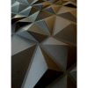 Polistar Diament modern fekete polisztirol panel, gyémánt mintás beltéri falipanel (50x50cm)