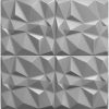 Polistar Diament szürke polisztirol 3D panel, beltéri falburkolat (50x50cm)