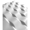 Polistar Neptun fehér festhető falpanel (50×50 cm)