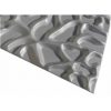 Polistar Lake modern beltéri szürke polisztirol falpanel (50x50cm)