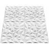 Polistar Ametyszt fehér festhető polisztirol falpanel, burkolat (50x50cm)