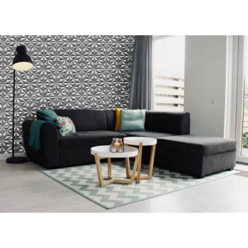 Polistar Onyx szürke design polisztirol falpanel burkolat (50x50cm)