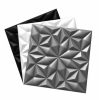Polistar Onyx fekete mintás beltéri polisztirol falpanel (50x50cm)