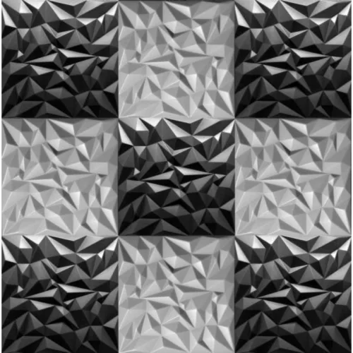 Polistar Ametyszt szürke design polisztirol falpanel (50x50cm)