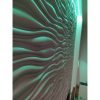 Polistar Flow szürke hullámos polisztirol falpanel (50x50cm)