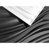 Polistar Flow fekete hullámos polisztirol falpanel, burkolat, 3d dekoráció falra (50x50cm)