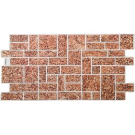   50159 antik kő Regul PVC falpanel, kőmintás beltéri falburkoló elem