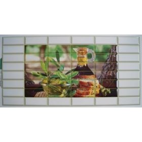   Falburkolat - 58414 konyha csempe Regul PVC falpanel, vízálló burkolat