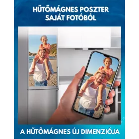 Hűtőmágnes poszter - Saját fotóból 52x70 cm
