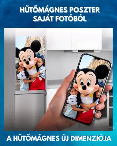 Hűtőmágnes poszter - Saját fotóból 52x70 cm