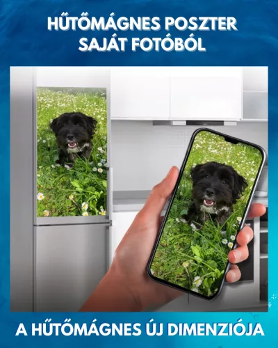 Hűtőmágnes poszter - Saját fotóból 52x70 cm