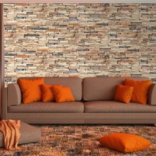 STIKWALL 656-2001 színes szeletelt kő falburkolat (120x30cm) kőmintás, kőhatású panel, kültérre is