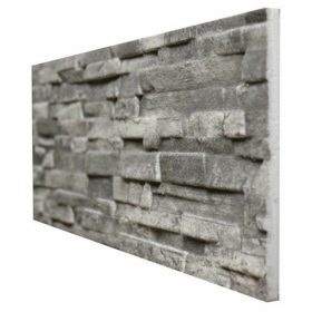   STIKWALL 656-2002 szürke szeletelt kő falburkolat (120x30cm) kőmintás falpanel